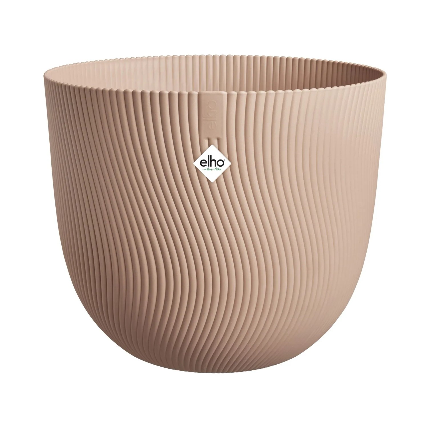 E-shop Elho Kvetináč Sereh Round hnedý pr. 25 x 21 cm