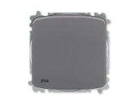 ABB Striedavý/schodiskový spínač TANGO 3559A-A06940 S2, dymovo sivý 40x81x81 mm