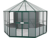 Vitavia Vtáčie voliéra Circus 9000, HKP 6 mm, smaragd 383 x 336 x 284 cm, 9 m2