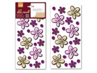 Crearreda Samolepiaca dekorácia Little Flowers 3D