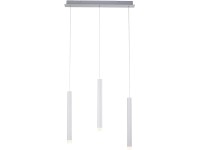 Just Light. Závesné LED svietidlo Bruno, 3000K, 3x550lm, hliníková, 55 x 120 cm