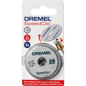 Dremel EZ SpeedClic rezný kotúč na kov, balenie 5 ks pre miniatúrne nástroje.