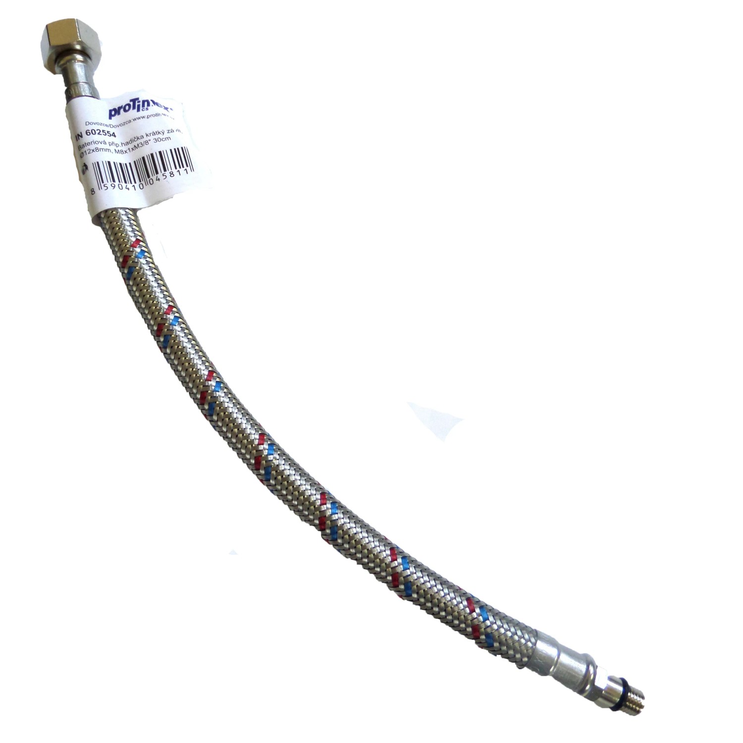 E-shop Batériová pripojovacia hadička 30 cm, M8 x 1 x F3/8"