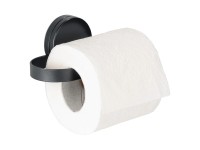 Wenko Držiak toaletného papiera Static-Loc Pavia čierny 15,5 x 6 x 7,5 cm