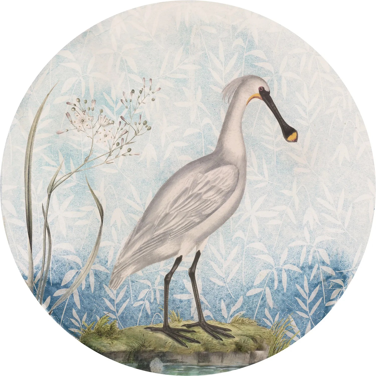 E-shop Komar Samolepiaca vliesová fototapeta Dot Spoonbill pr. 125 cm