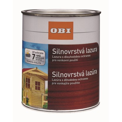 OBI Silnovrstvá lazúra na vonkajšie použitie borovice 2,5 l