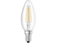 OSRAM LED žiarovka Base Classic B40, E14, 4 W, 470 lm, 2700 K, číra, 2 ks