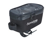 Prophete Cyklistická taška na rám kolesa, čierna, 10,5 x 19 x 10 cm