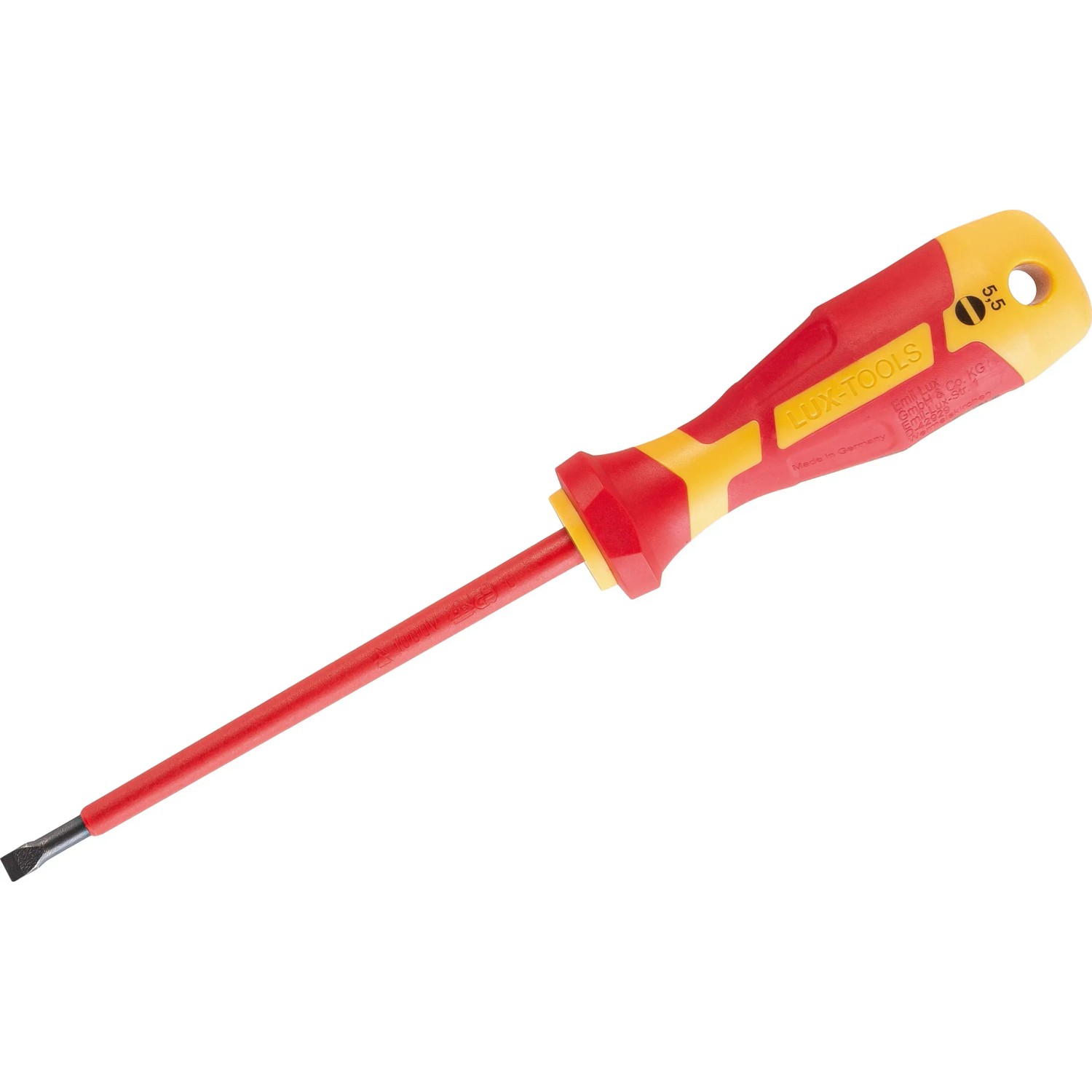 E-shop LUX-TOOLS Skrutkovač VDE Professional SL, 5,5 x 125 mm