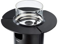 Enders Súprava 3 odkladacích stolíkov pre plynové ohnisko Nova LED, čierna