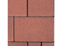 Semmelrock Dlažba Citytop červená 10 x 20 x 6 cm