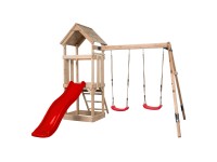 Swing King Hracia veža Noa, červená, 234 x 265 x 280 cm