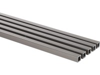 5 štvorhranných tyčí 2000 mm x 14 mm x 14 mm hliník