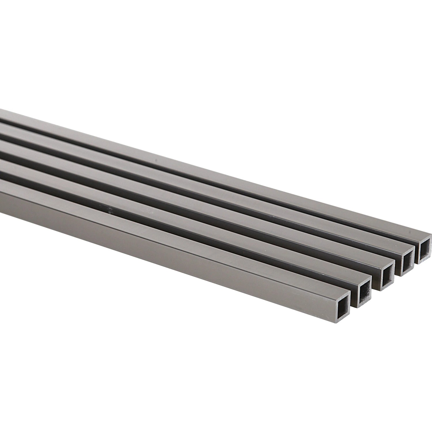 E-shop 5 štvorhranných tyčí 2000 mm x 14 mm x 14 mm hliník