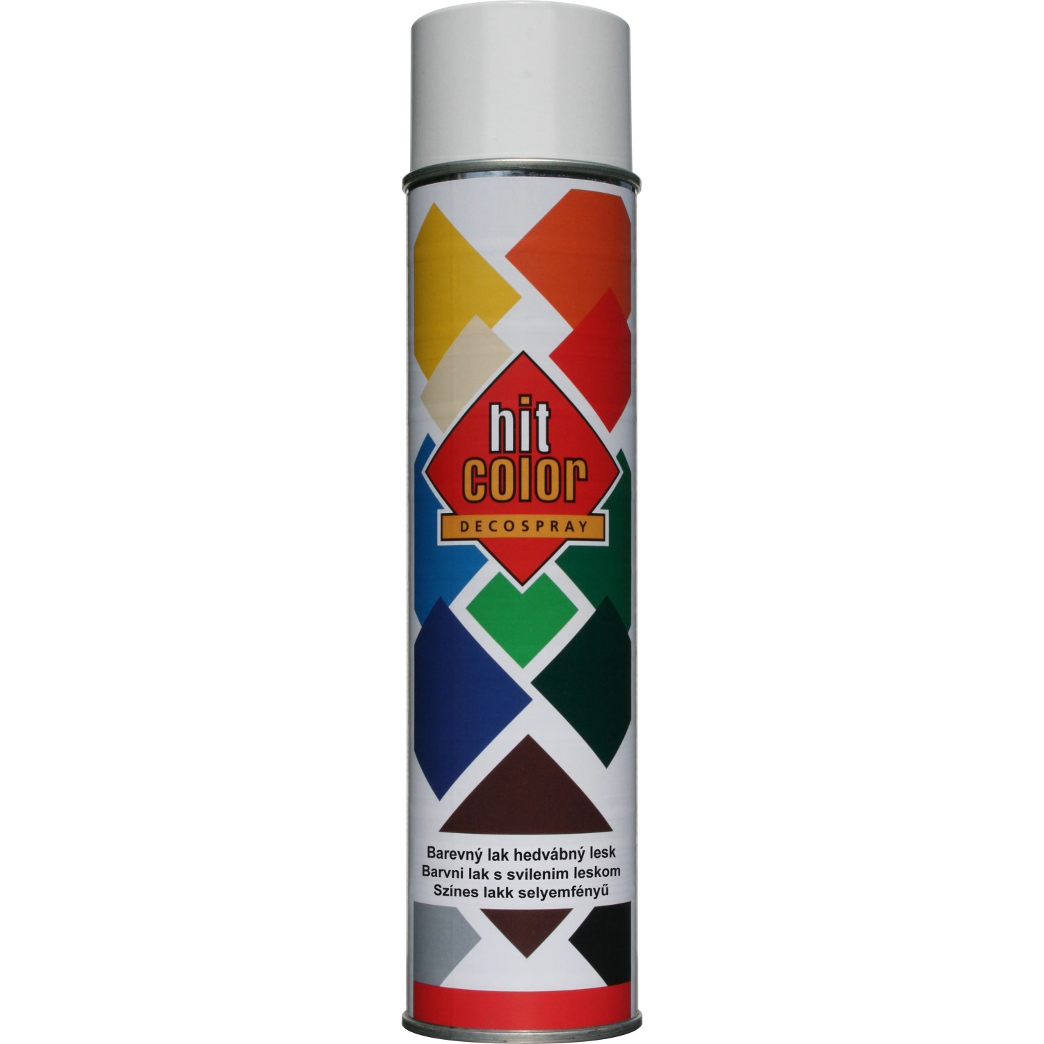 E-shop hitcolor Dekoratívny lak v spreji hodvábny lesk čisto biely 600 ml