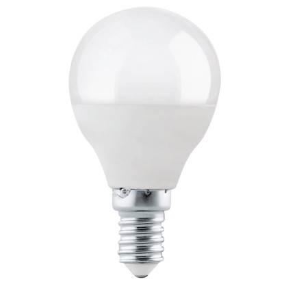 EGLO LED žiarovka E14 P45 5W 470 lm 3000K pr. 47 x 90 mm, opálová