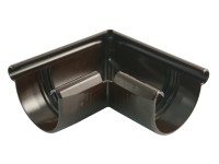 Marley Continental Roh odkvapového žľabu vonkajší plastový RAL 8017 hnedý RG 75