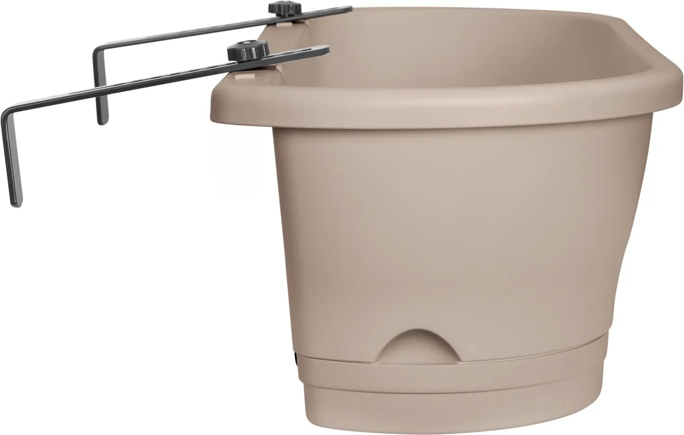 Elho Corsica pot à fleurs suspendu 30,5cm taupe