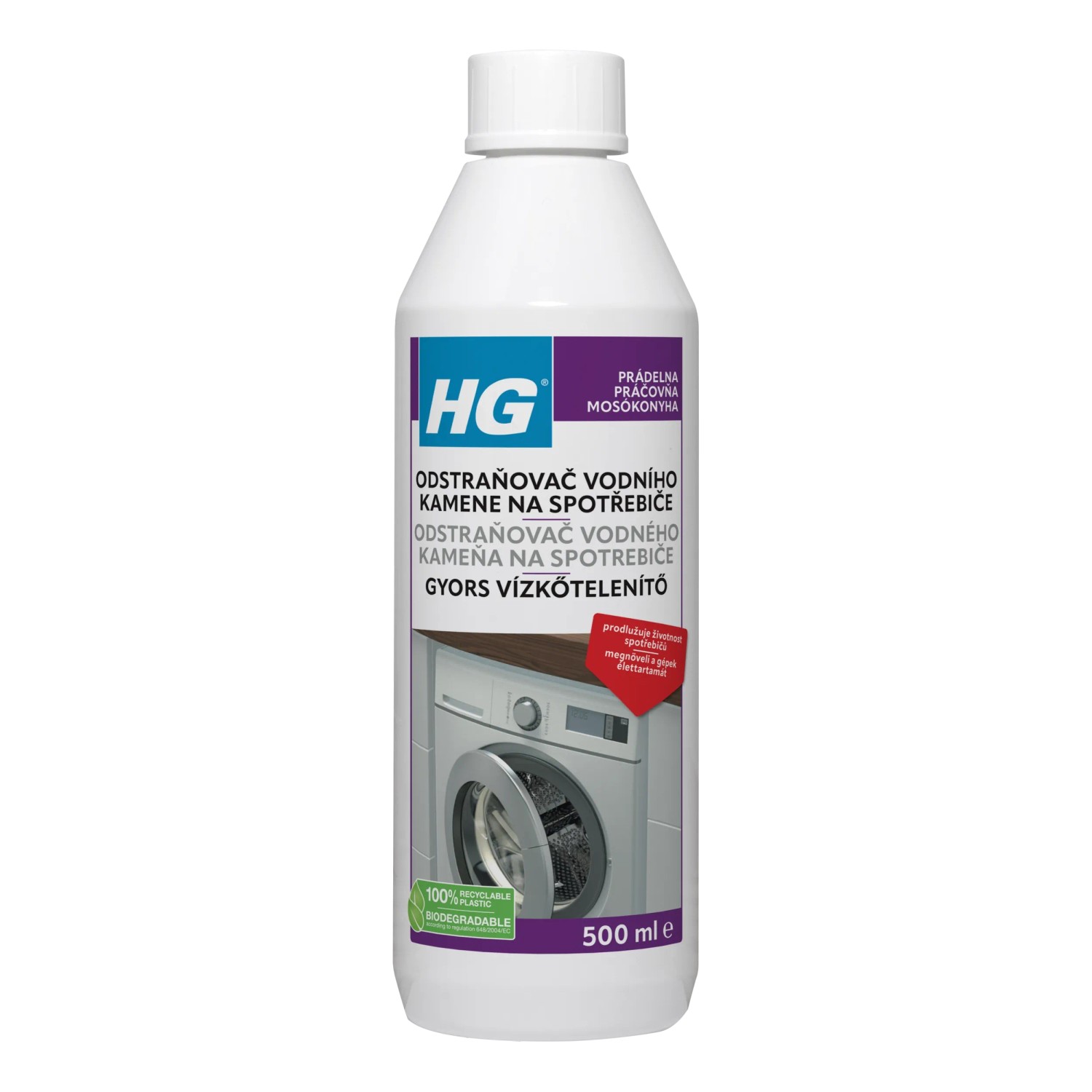 E-shop HG Odstraňovač vodného kameňa na spotrebiče 500 ml