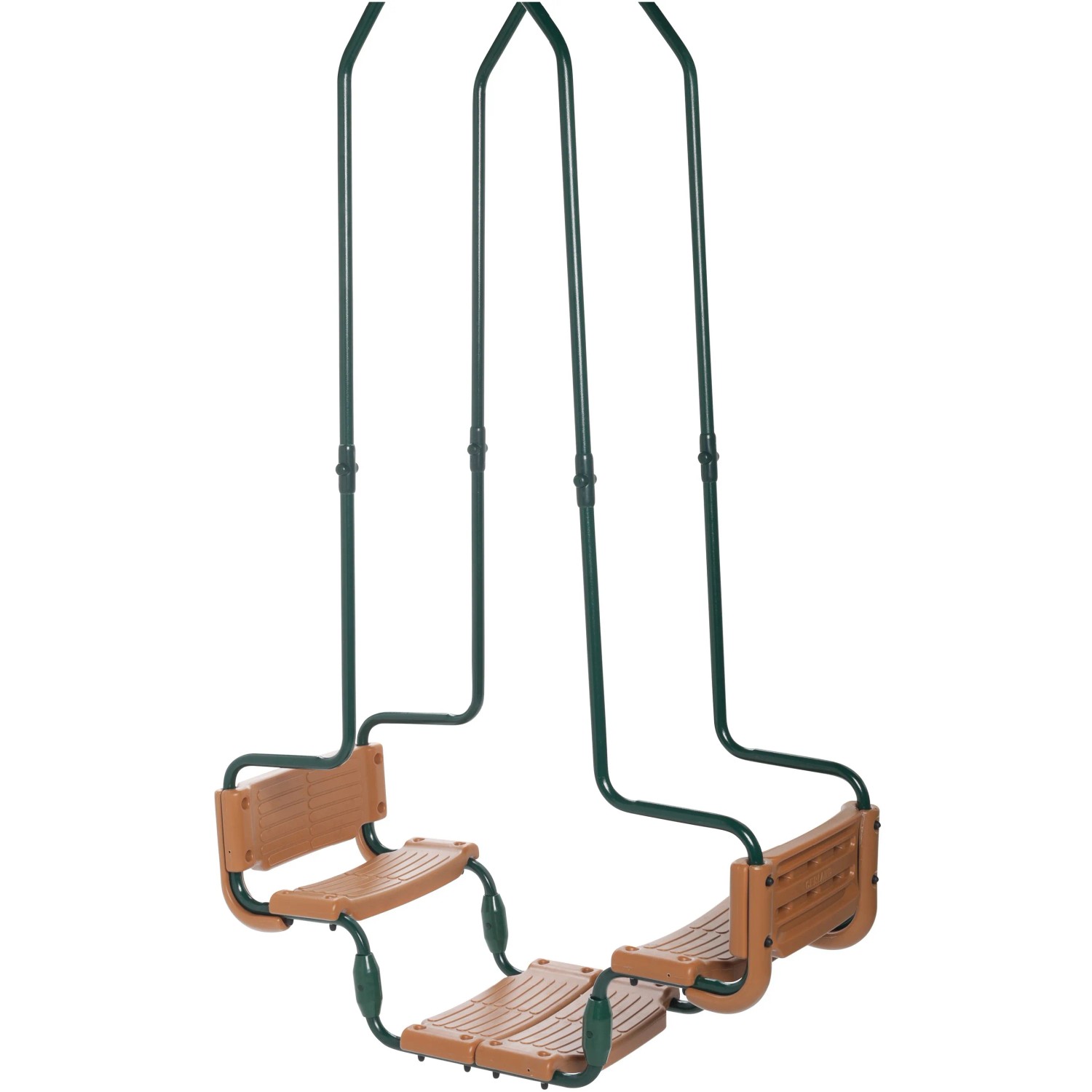 E-shop SwingKing Dvojmiest. hojdačka typu gondola pre hranol zelená 225 x 110 x 41 cm