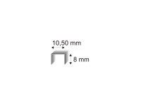 RON Spony čalúnnické 345/08 BL, dĺžka 10,5 x 8 mm, 700 ks