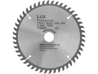 LUX-TOOLS Kotúč na okružnú pílu z tvrdokovu, 48 zubov, pr. 150 x 20 mm