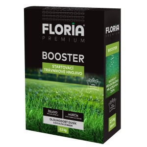 Balenie štartovacieho hnojiva na trávnik Floria Premium Booster, 2,5 kg.
