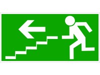 Tabuľka FTL Únikové schodisko 200 mm x 100 mm