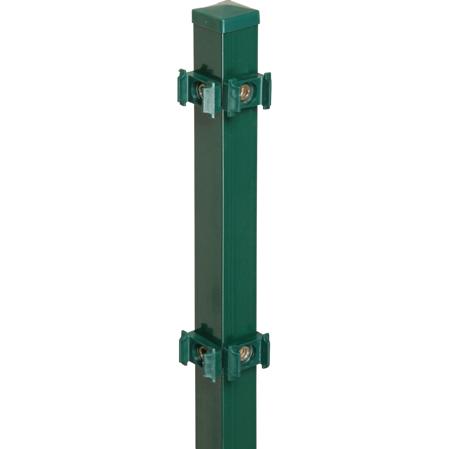 E-shop Rohový stĺpik s upínacími platničkami 100 cm, zelený