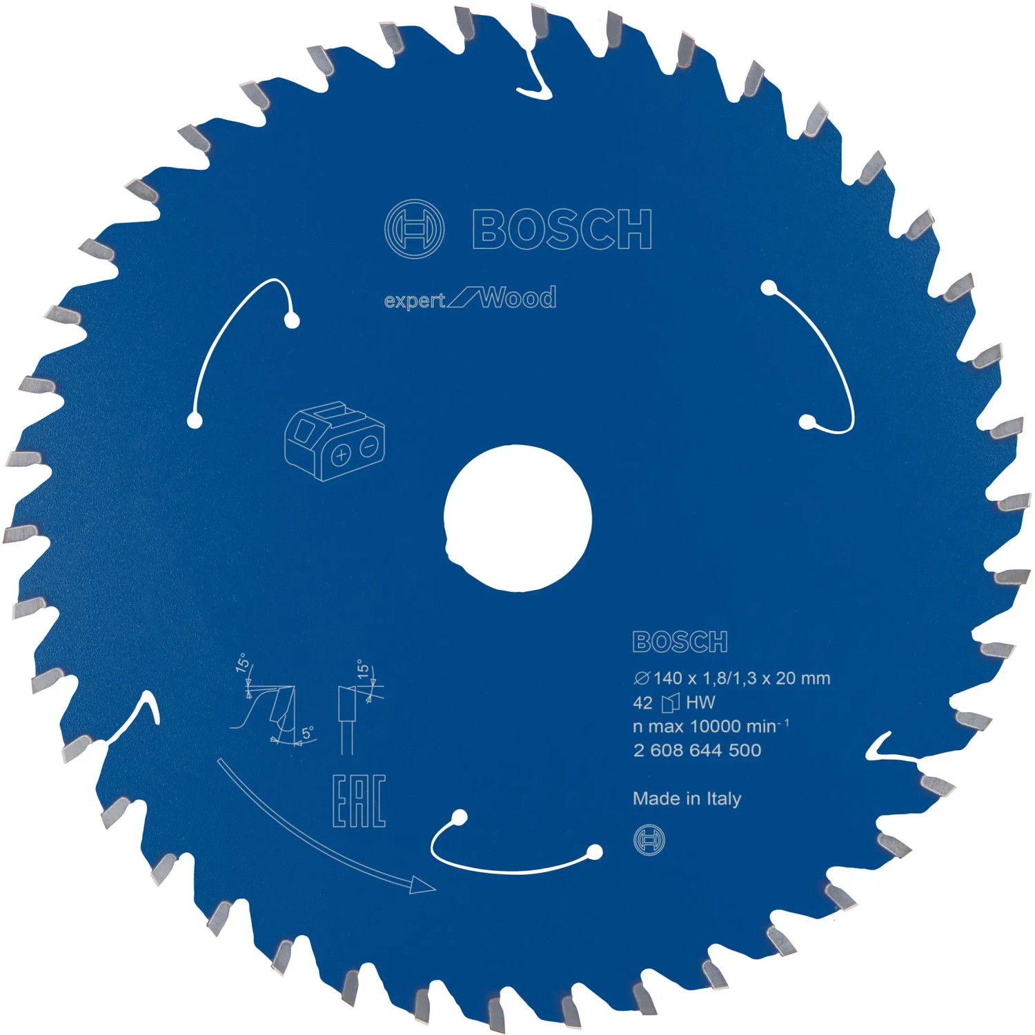 E-shop Bosch Pílový rezný kotúč pre aku píly Expert for Wood, pr. 140 x 20 mm