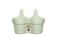 Florus Balkónový kvetináč Paris Hanger Duo mätová zelená 35 x 27,3 x 25 cm
