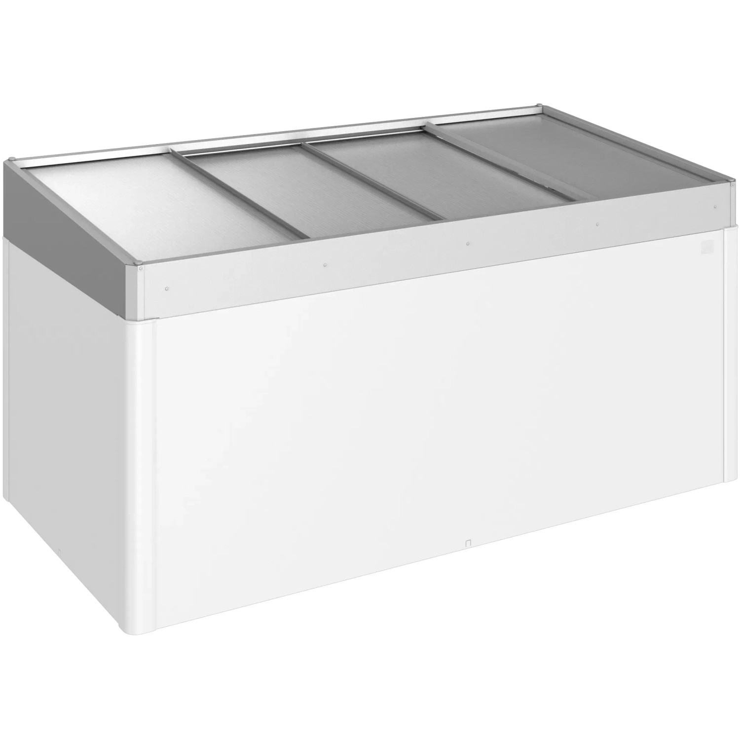 E-shop Biohort Parenisko pre vyvýšený záhon 2 x 1 strieborné