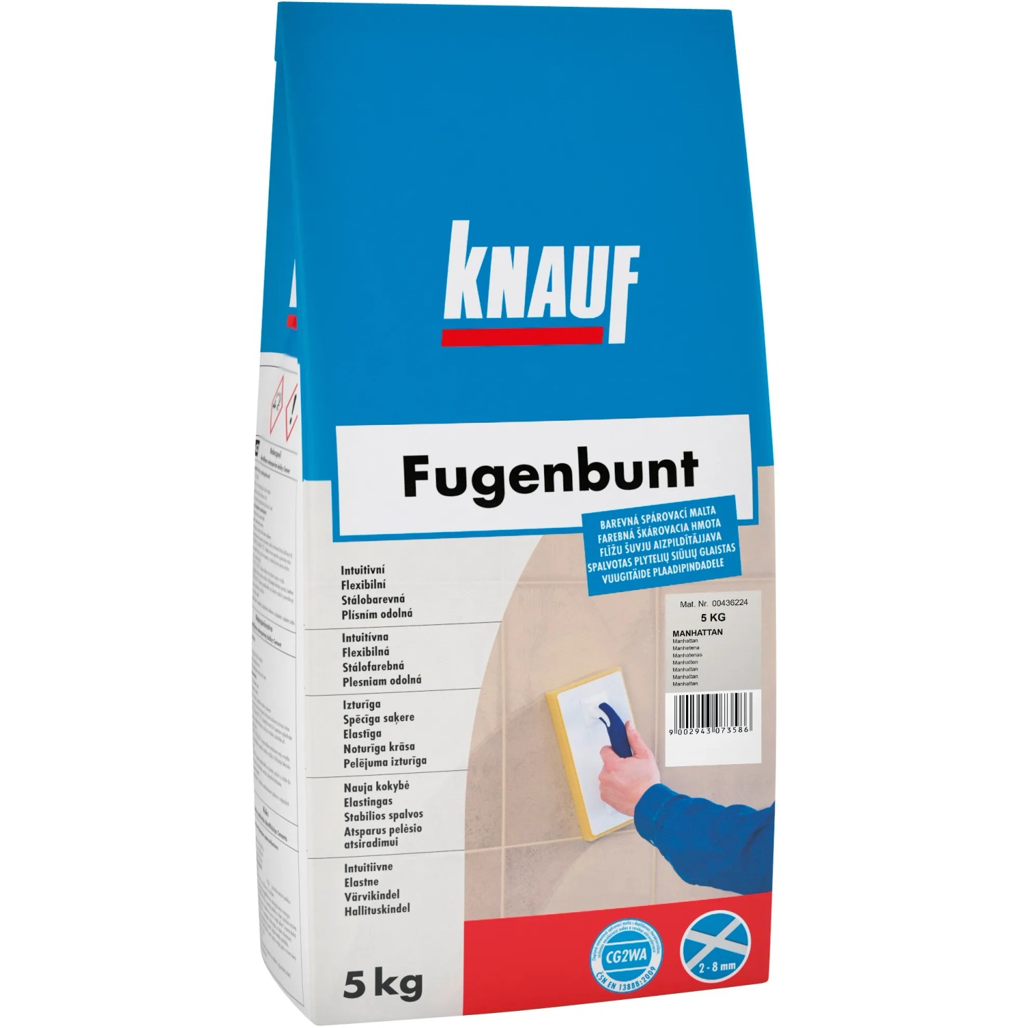 E-shop Knauf Škárovacia hmota Fugenbunt, Manhattan, 5 kg