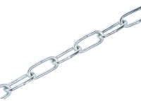 LUX-TOOLS Reťaz dlhočlánková okrúhla galvanicky pozinkovaná, pr. 7 mm - metráž
