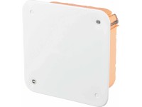 Rozbočovacia krabica do dutých stien 115 x 115 x 47 mm IP30 oranžová / biela
