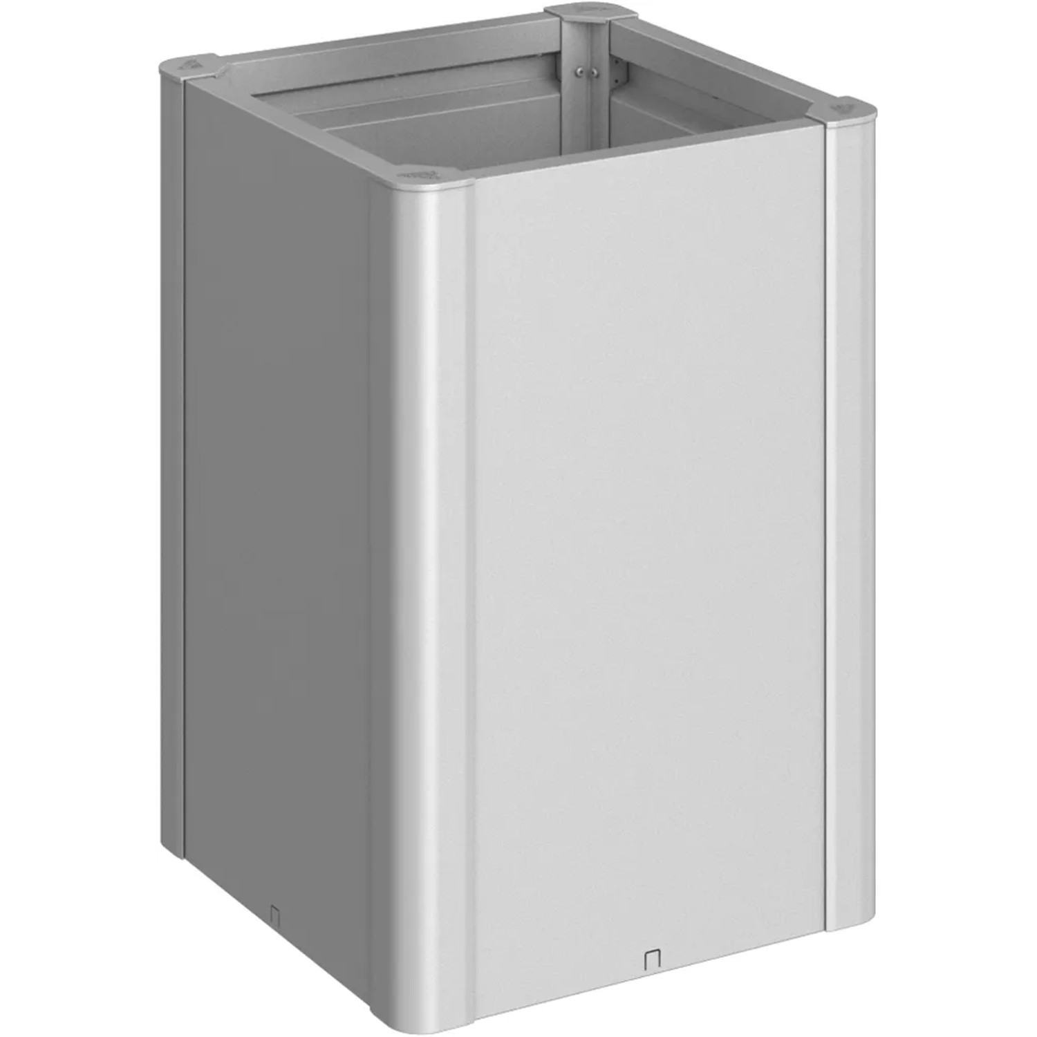 E-shop Biohort Vyvýšený záhon Belvedere Maxi 50 strieborný, 53 x 53 x 77 cm