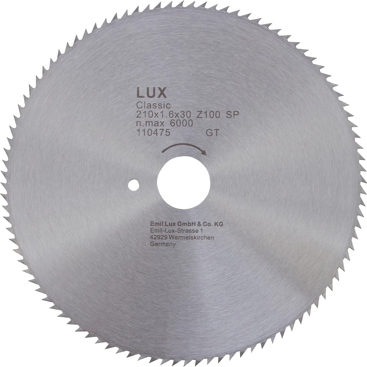 E-shop LUX-TOOLS Pílový kotúč do kotúčovej píly 210 x 30 mm