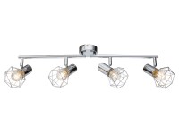 GLOBO 4-bodové svietidlo s drôteným pletivom