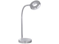 Stolová LED lampa chróm