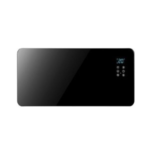 Čierne, obdĺžnikové elektrické topidlo t.b.t. s digitálnym displejom.