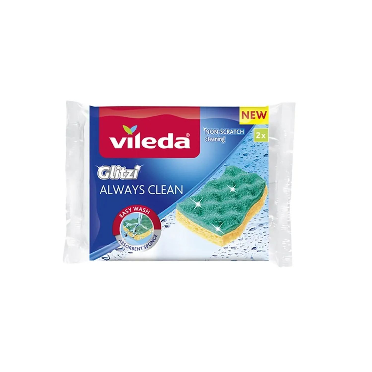 E-shop Vileda Viskózna huba Glitzi Always Clean 2 ks