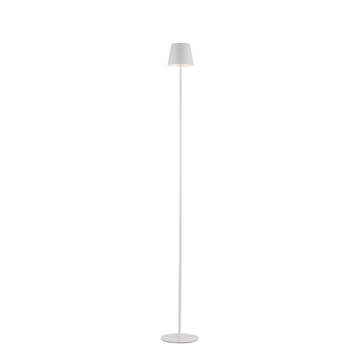 E-shop Just Light. Nabíjacia stojacia LED lampa Euria IP54 biela pr. 16 x 125 cm