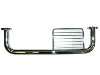 Protimex Madlo kúpeľňové, rovné s mydelníkom, mosadz/chróm, 40 cm Protimex Madlo kúpeľňové, rovné s mydelníkom, mosadz/chróm, 40 cm