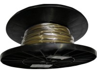Silový kábel H03VVH2-F 2x0,75 mm, zlatá (cievka) - metráž