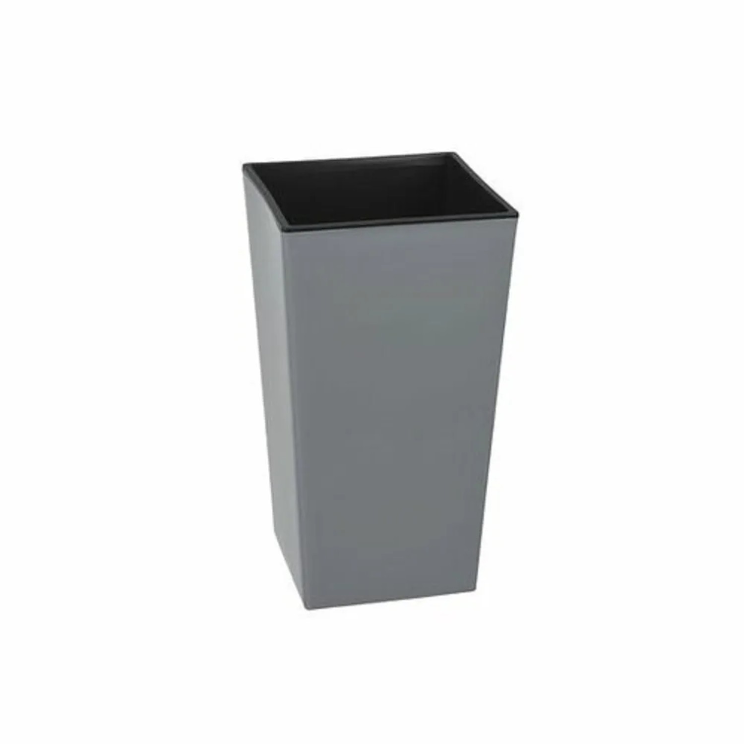 E-shop Plastkon Dekoratívny kvetináč Elise kamenná sivá matná 20 x 20 x 36 cm