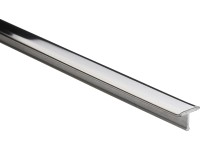 Arcansas T-Profil z leštenej nerezovej ocele AISI 304 s.steel 14 x 9 x 900 mm