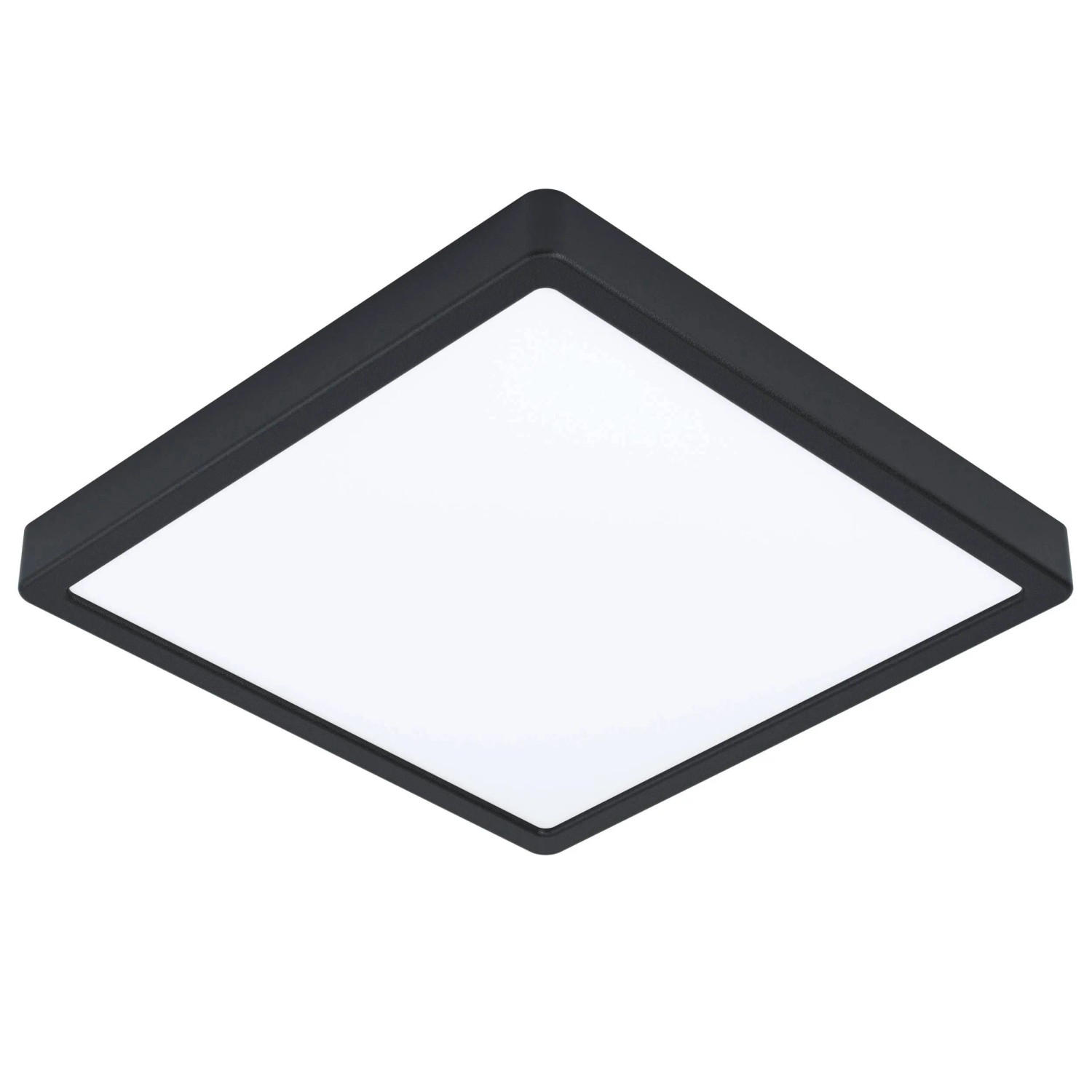 E-shop EGLO LED stropné svietidlo FUEVA 5 čierne 285 x 285 x 28 mm