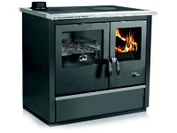 Tim Sistem Sporák na tuhé palivá NORTH ECO čierny 8,73 kW, 90 x 60 x 85 cm, Ľ