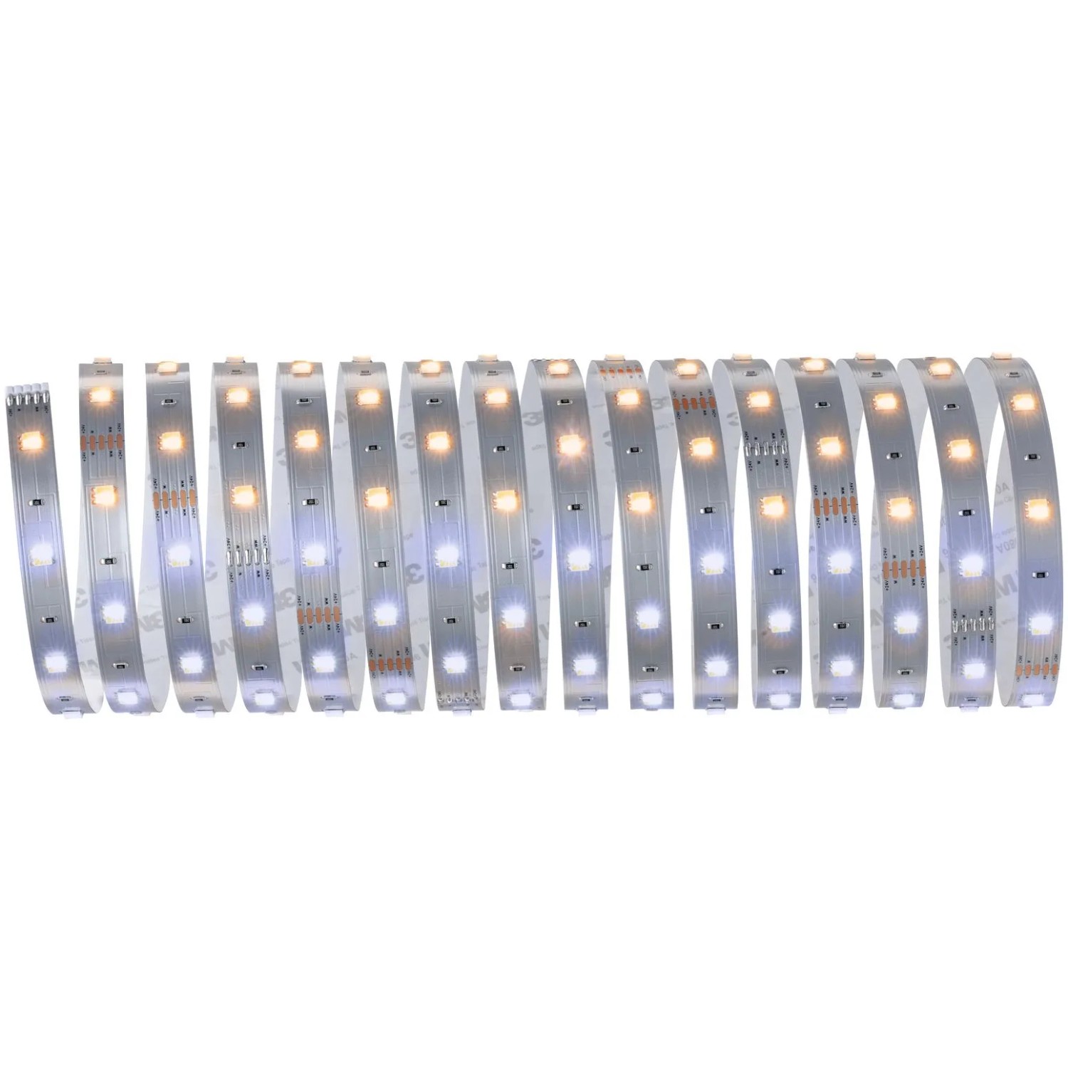E-shop Paulmann MaxLED 250 pásik TunW 2700-6500K, IP20, 18W 24V, strieborná, 5 m