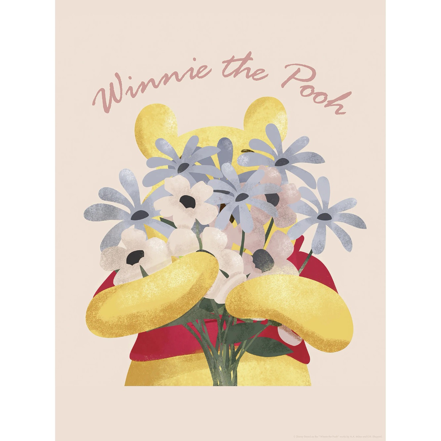 E-shop Komar Plagát Disney Winnie Pooh Into The Blooms 30 x 40 cm